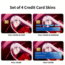 Load image into Gallery viewer, Darling in the FranXX  Credit Card Skins (4-in-1 Pack)
