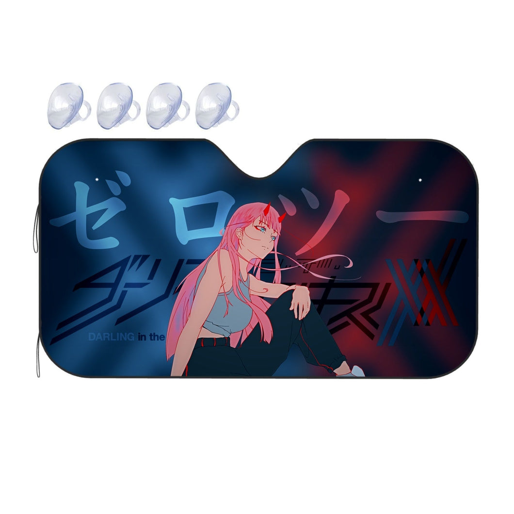 Darling in the FranXX - Zero Two  Car Sunshade