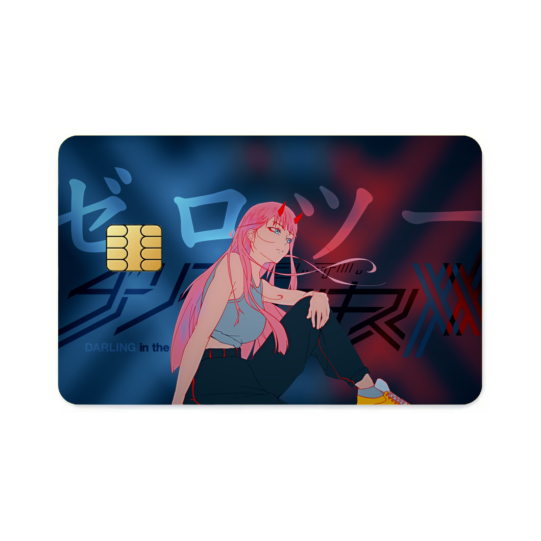 Darling in the FranXX - Zero Two  Credit Card Skins (4-in-1 Pack)