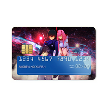 Load image into Gallery viewer, Darling in the Franxx Zero Two, Hiro  Credit Card Skins (4-in-1 Pack)
