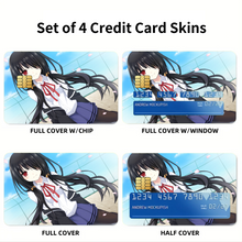 Load image into Gallery viewer, Date A Live  Credit Card Skins (4-in-1 Pack)
