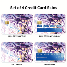 Load image into Gallery viewer, Date A Live  Credit Card Skins (4-in-1 Pack)

