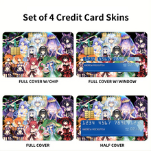 Load image into Gallery viewer, Date A Live  Credit Card Skins (4-in-1 Pack)
