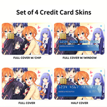 Load image into Gallery viewer, Date A Live  Credit Card Skins (4-in-1 Pack)
