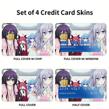 Load image into Gallery viewer, Date A Live  Credit Card Skins (4-in-1 Pack)
