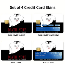 Load image into Gallery viewer, Death Note  Credit Card Skins (4-in-1 Pack)
