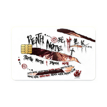 Load image into Gallery viewer, Death Note  Credit Card Skins (4-in-1 Pack)
