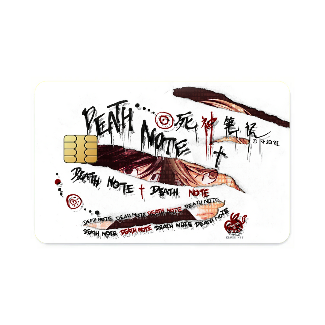 Death Note  Credit Card Skins (4-in-1 Pack)