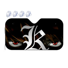 Load image into Gallery viewer, Death Note Light Yagami  Car Sunshade
