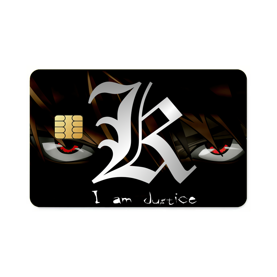 Death Note Light Yagami  Credit Card Skins (4-in-1 Pack)