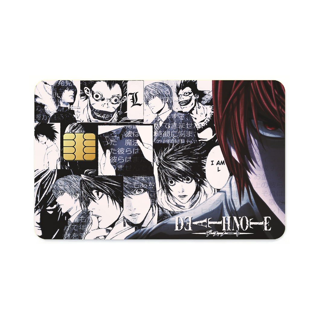Death Note Light Yagami  Credit Card Skins (4-in-1 Pack)