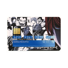 Load image into Gallery viewer, Death Note Light Yagami  Credit Card Skins (4-in-1 Pack)
