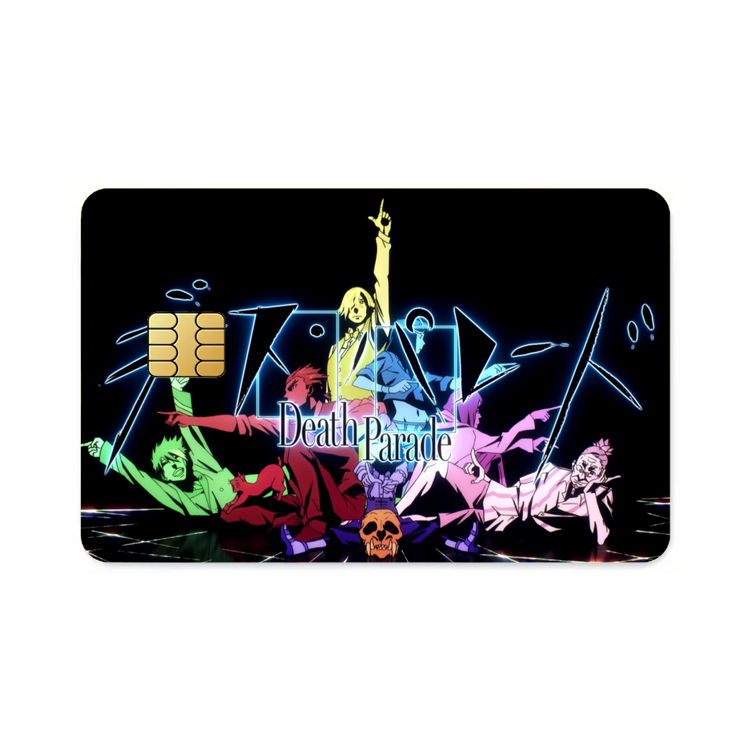 Death Parade  Credit Card Skins (4-in-1 Pack)