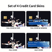 Load image into Gallery viewer, Death Parade Minimalist V1  Credit Card Skins (4-in-1 Pack)
