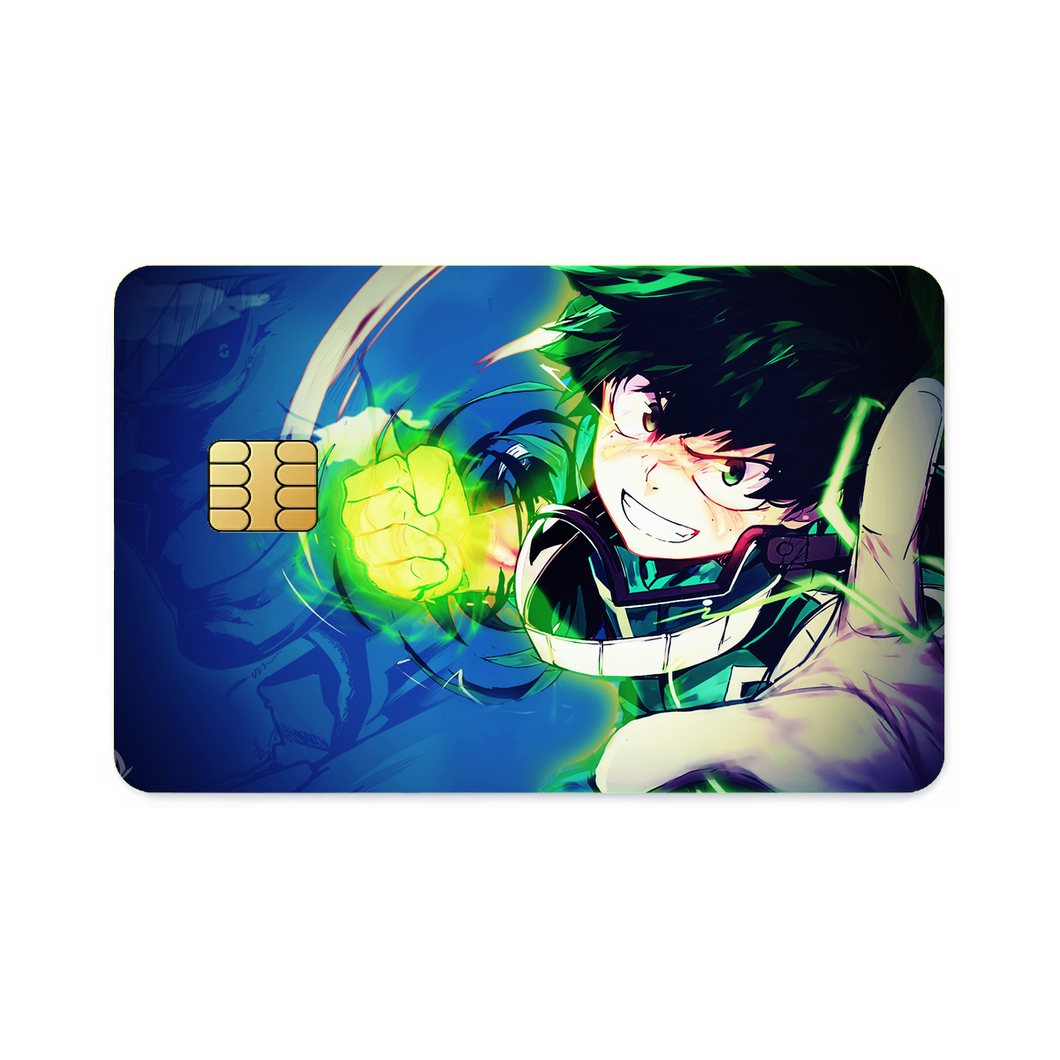 Deku the Future Symbol of Peace  Credit Card Skins (4-in-1 Pack)