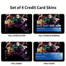 Load image into Gallery viewer, Demon Slayer: Kimetsu no Yaiba  Credit Card Skins (4-in-1 Pack)
