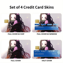 Load image into Gallery viewer, Demon Slayer: Kimetsu no Yaiba  Credit Card Skins (4-in-1 Pack)
