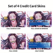 Load image into Gallery viewer, Demon Slayer: Kimetsu no Yaiba  Credit Card Skins (4-in-1 Pack)
