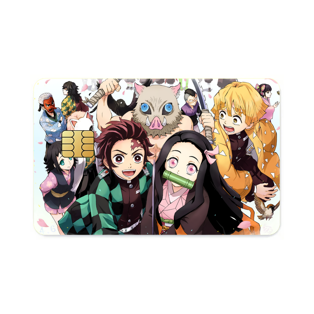 Demon Slayer: Kimetsu no Yaiba  Credit Card Skins (4-in-1 Pack)