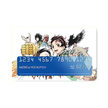 Load image into Gallery viewer, Demon Slayer: Kimetsu no Yaiba  Credit Card Skins (4-in-1 Pack)
