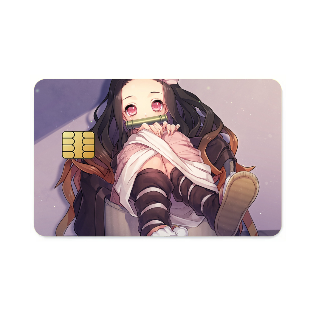 Demon Slayer: Kimetsu no Yaiba Nezuko Kamado  Credit Card Skins (4-in-1 Pack)