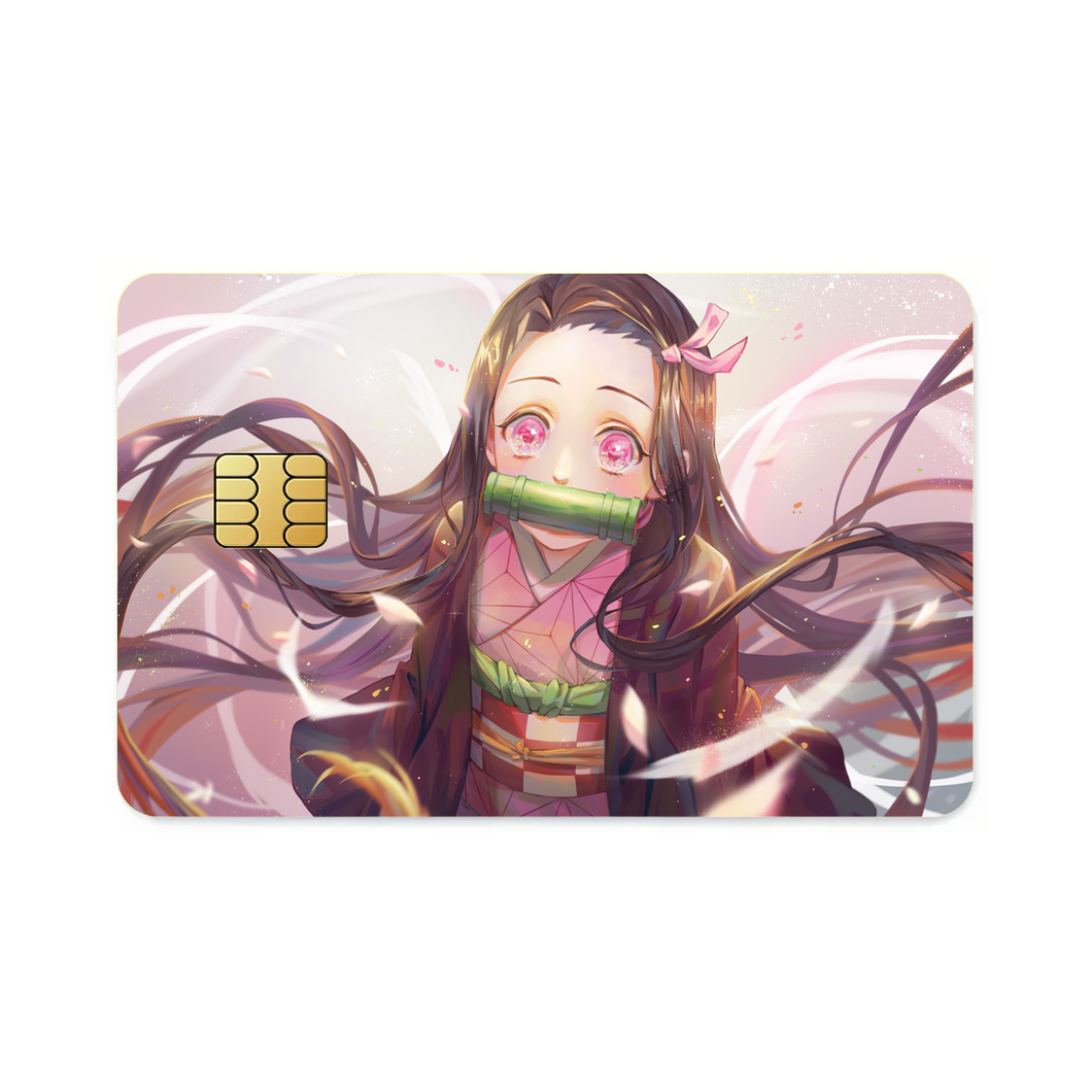 Demon Slayer: Kimetsu no Yaiba Nezuko Kamado  Credit Card Skins (4-in-1 Pack)