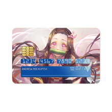Load image into Gallery viewer, Demon Slayer: Kimetsu no Yaiba Nezuko Kamado  Credit Card Skins (4-in-1 Pack)
