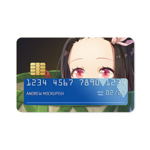 Load image into Gallery viewer, Demon Slayer: Kimetsu no Yaiba Nezuko Kamado  Credit Card Skins (4-in-1 Pack)
