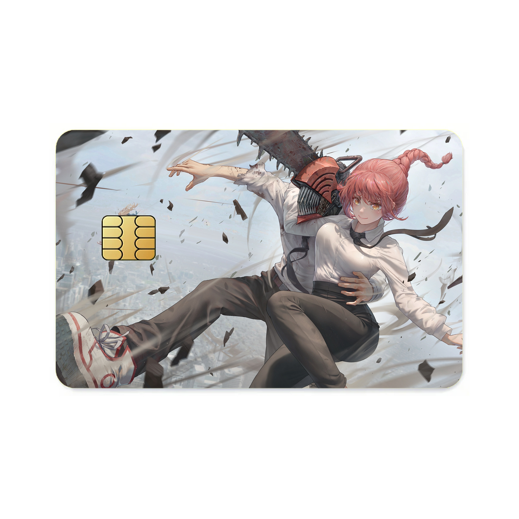 Denji & Makima Credit Card Skins (4-in-1 Pack)