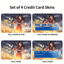 Load image into Gallery viewer, Dororo Hyakkimaru, Dororo, Mio  Credit Card Skins (4-in-1 Pack)
