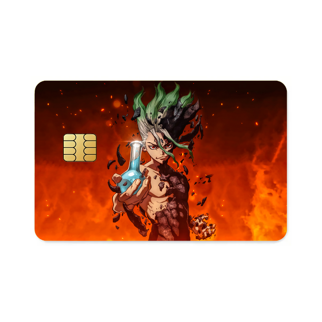 Dr. stone - Senku  Credit Card Skins (4-in-1 Pack)