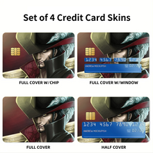 Load image into Gallery viewer, Dracule Mihawk  Credit Card Skins (4-in-1 Pack)
