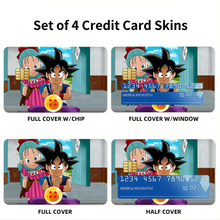 Load image into Gallery viewer, Dragon Ball Bulma  Credit Card Skins (4-in-1 Pack)
