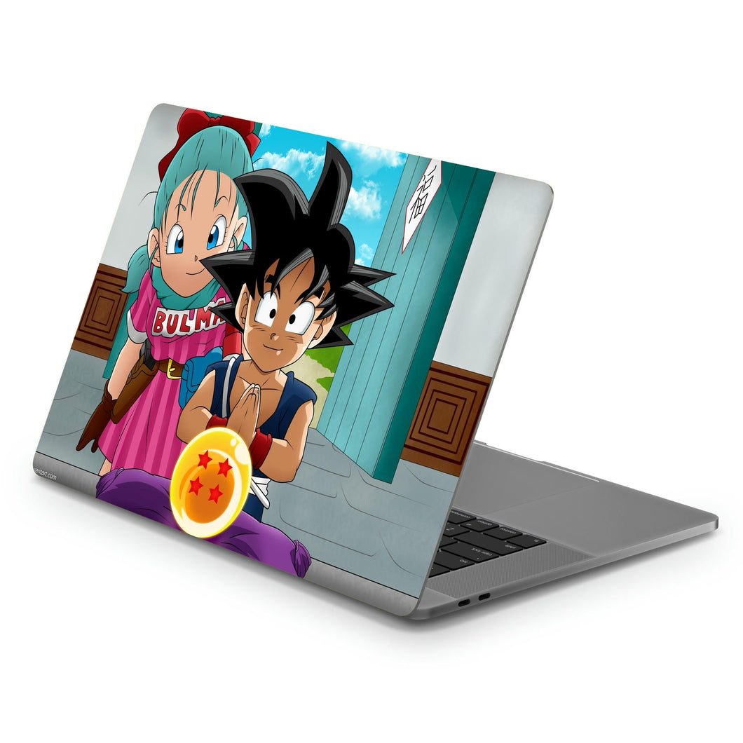 Dragon Ball Bulma  Macbook Skin