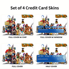 Load image into Gallery viewer, Dragon Ball: Characters New Design  Credit Card Skins (4-in-1 Pack)
