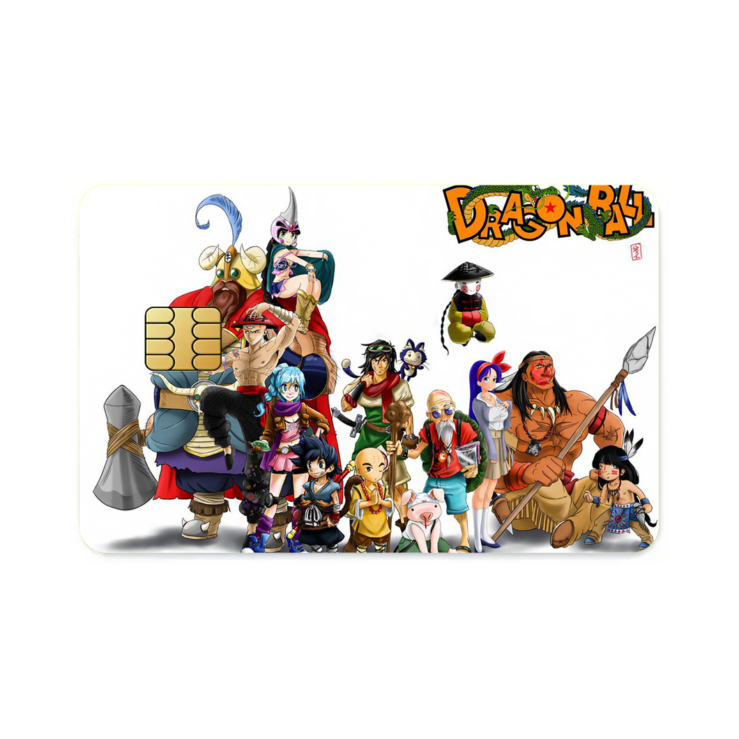 Dragon Ball: Characters New Design  Credit Card Skins (4-in-1 Pack)