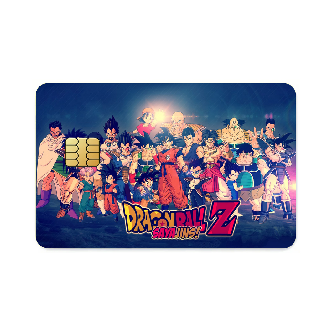 Dragon Ball Z Sayajins!  Credit Card Skins (4-in-1 Pack)