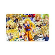 Load image into Gallery viewer, Dragon Ball Z Super Saiyajin 3  Credit Card Skins (4-in-1 Pack)
