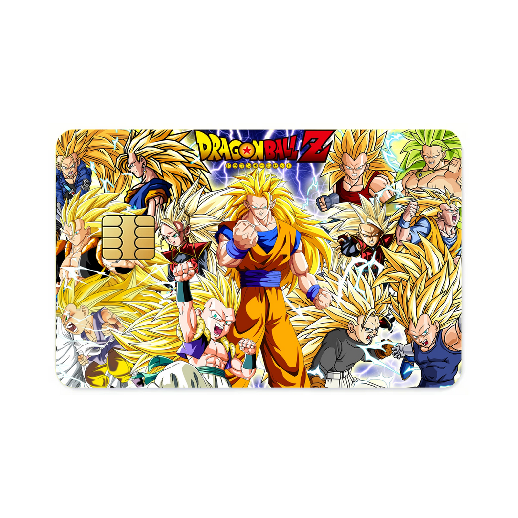 Dragon Ball Z Super Saiyajin 3  Credit Card Skins (4-in-1 Pack)