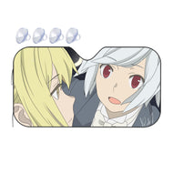 Dungeon ni Deai wo Motomeru no wa Machigatteiru Darou ka - Bell Cranel x Ais Wallenstein  Car Sunshade
