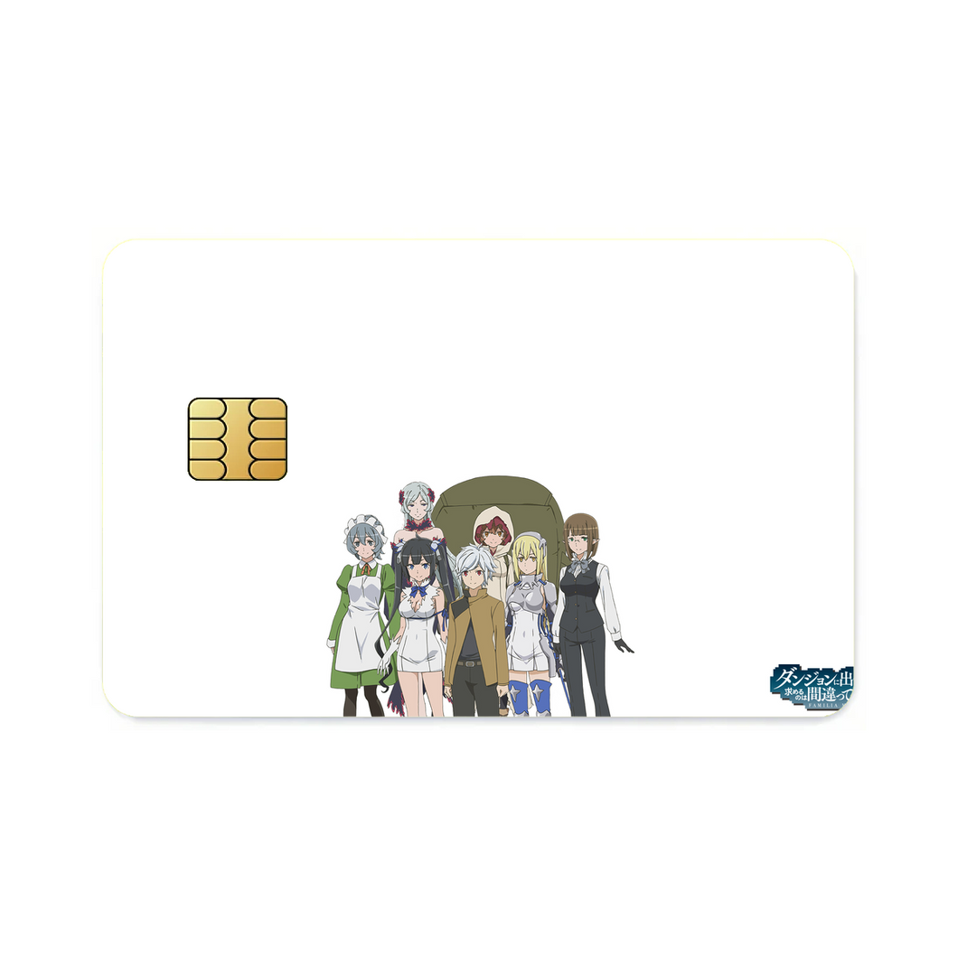 Dungeon Ni Deai Wo Motomeru Noha Machigatteiru Darou Ka  Credit Card Skins (4-in-1 Pack)
