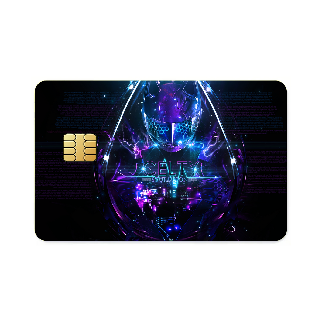 Durarara!! Celty Sturluson  Credit Card Skins (4-in-1 Pack)