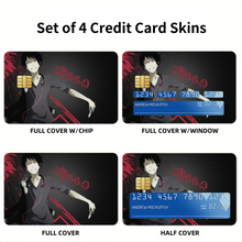 Load image into Gallery viewer, Durarara!! Izaya Orihara  Credit Card Skins (4-in-1 Pack)
