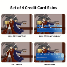 Load image into Gallery viewer, Durarara!! Izaya Orihara  Credit Card Skins (4-in-1 Pack)
