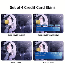 Load image into Gallery viewer, Durarara!! Izaya Orihara  Credit Card Skins (4-in-1 Pack)
