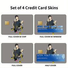 Load image into Gallery viewer, Durarara!! Izaya Orihara  Credit Card Skins (4-in-1 Pack)
