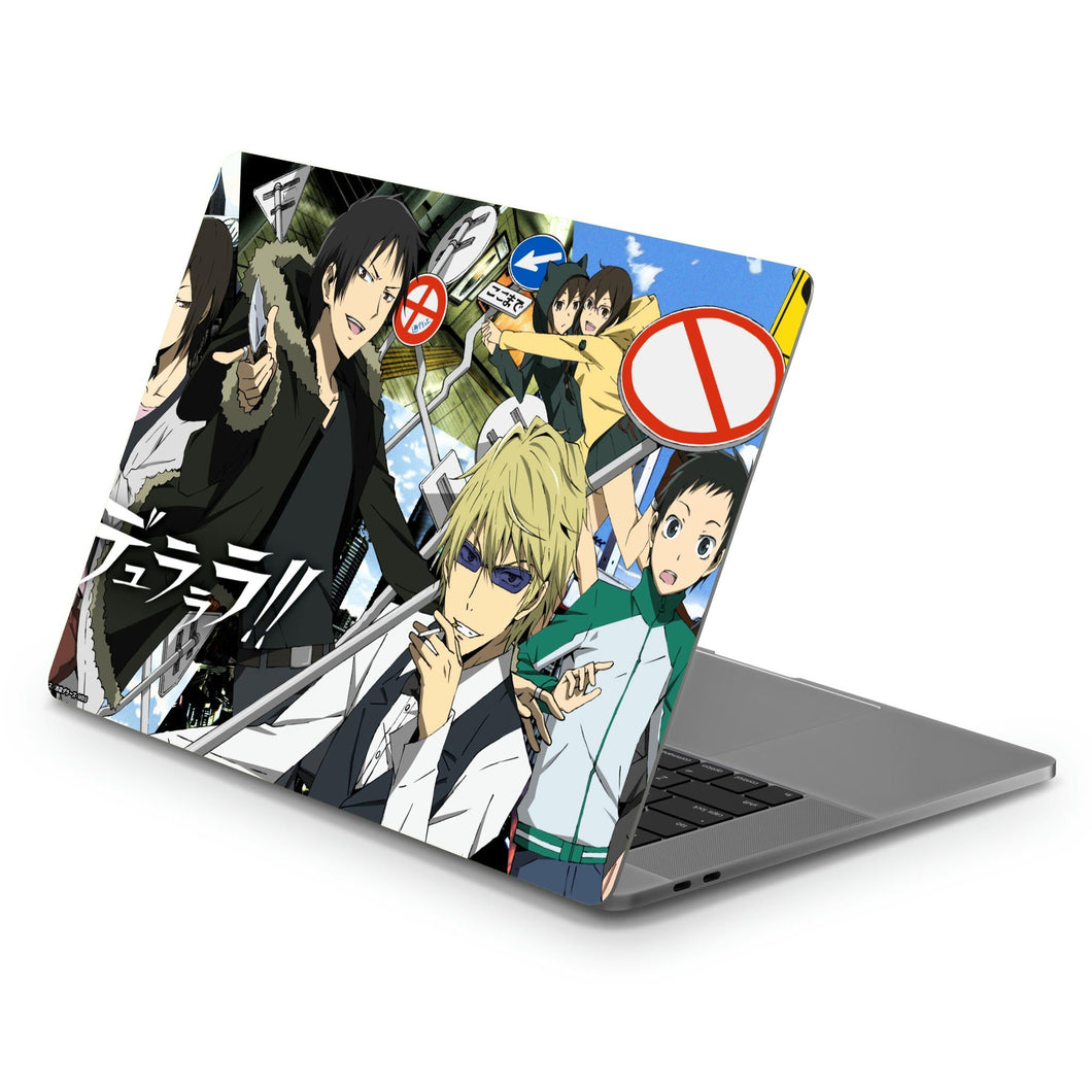 Durarara!! Izaya Orihara, Shizuo Heiwajima, Anri Sonohara  Macbook Skin