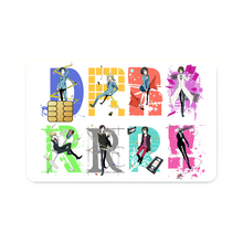 Load image into Gallery viewer, Durarara!! Izaya Orihara, Shizuo Heiwajima, Celty Sturluson, Masaomi Kida, Anri Sonohara  Credit Card Skins (4-in-1 Pack)
