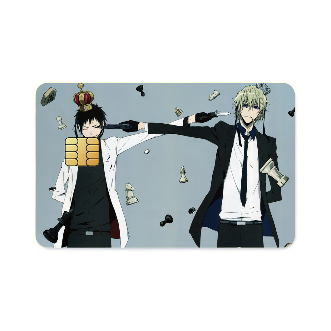 Durarara!! Izaya Orihara, Shizuo Heiwajima  Credit Card Skins (4-in-1 Pack)