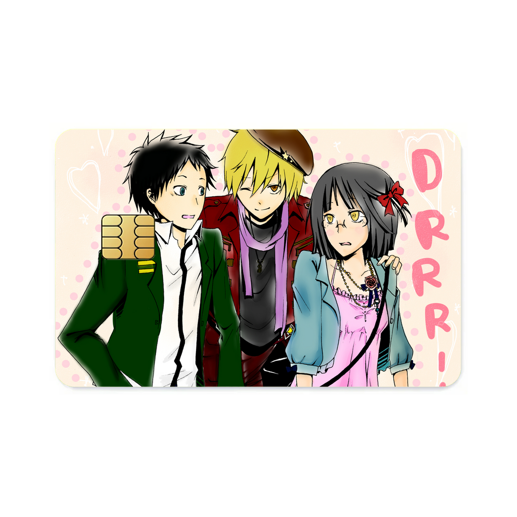 Durarara!! Masaomi Kida, Anri Sonohara  Credit Card Skins (4-in-1 Pack)